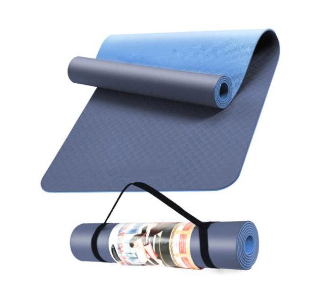 Blaue Yogamatte